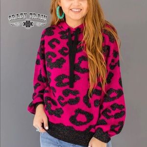 Size 2XL Crazy Train knit sweater